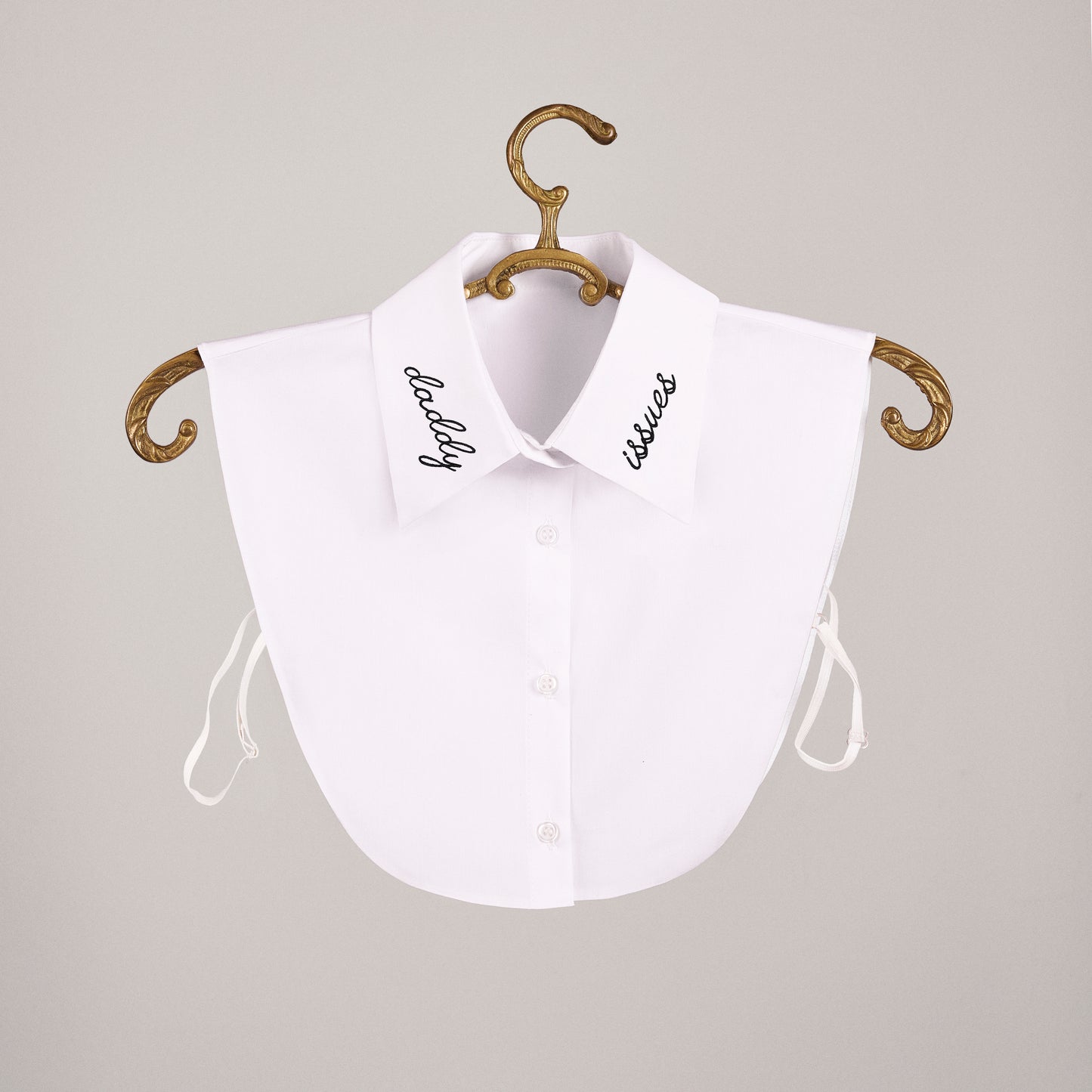 Daddy Issues Embroidered Detachable Collar